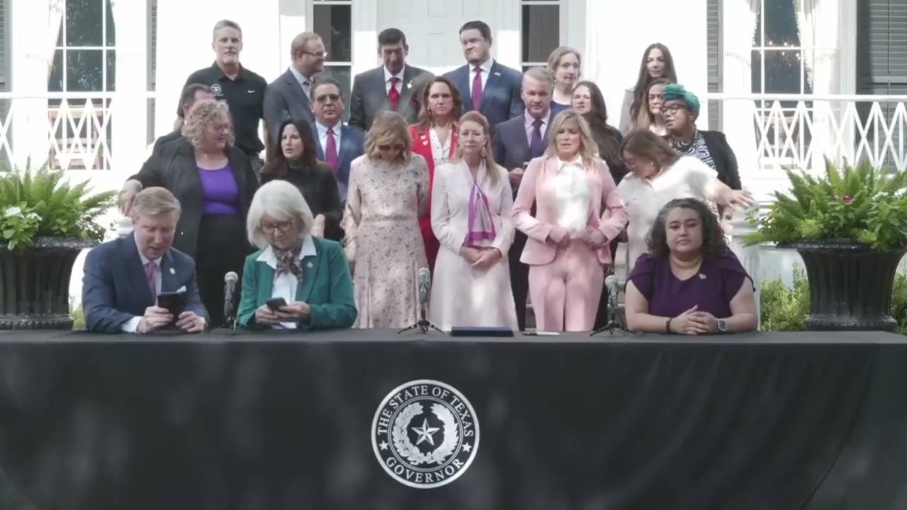 Governor Abbott Signs Anti-Human Trafficking Laws In Austin