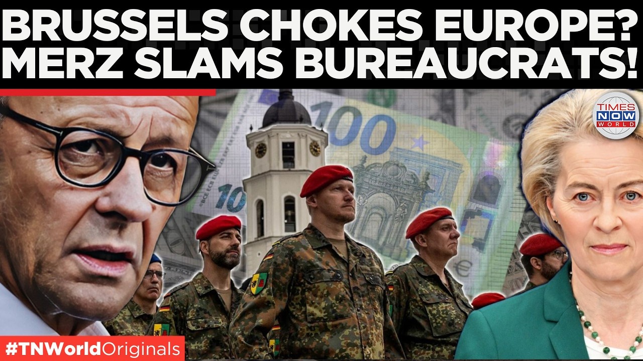 GERMANY WAR WARNING: Merz Says Europe No Longer At Peace, Attacks EU Bureaucracy! | World News