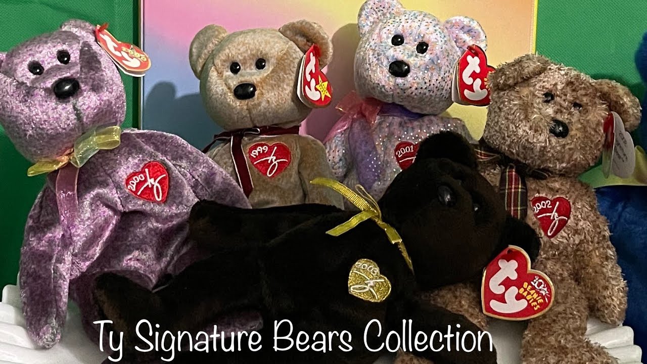 Ty Beanie Babies Signature Bear Collection #beaniebaby #Tybeanies