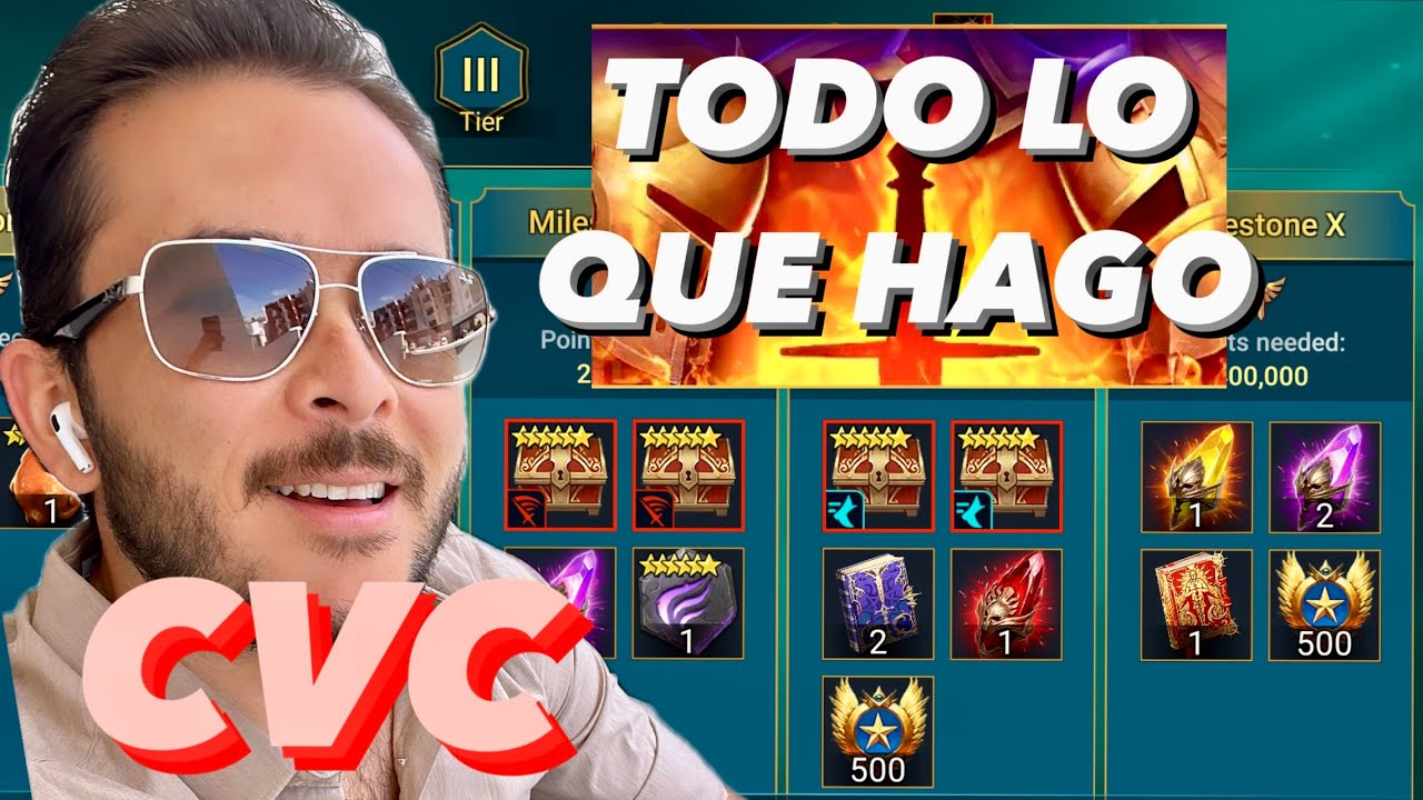 ¿QUÉ HAGO en una GUERRA de CLANES CVC con RECOMPENSAS PERSONALES? - RAID: Shadow Legends