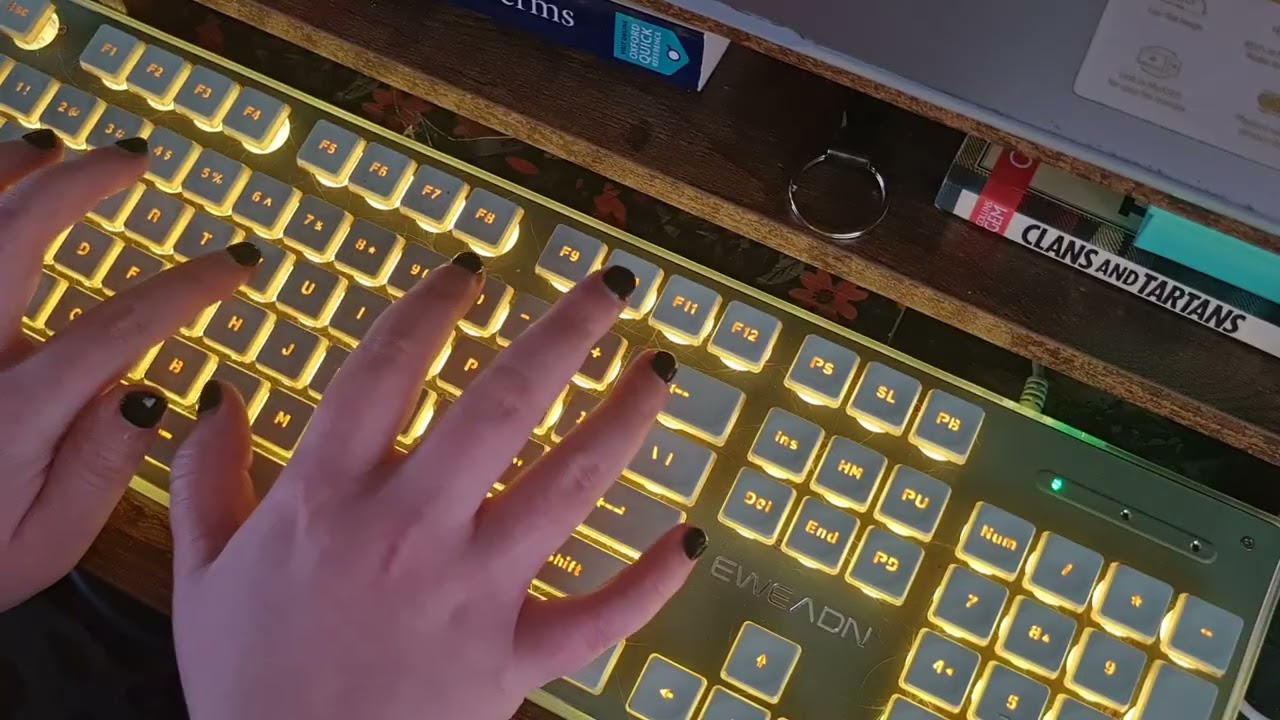 LoFi ASMR Write With Me ✍️ | Chapter 2 “The Version Where” | 1 Hour of Clicky Keyboard Sounds 