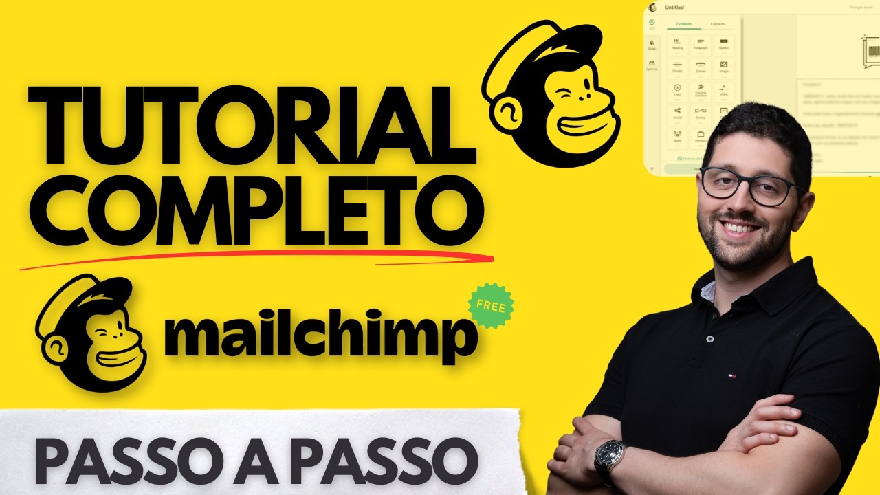 Como Usar Mailchimp - Passo a Passo | Tutorial Mailchimp Completo