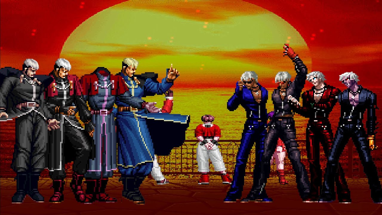 [KOF Mugen] Boss Goenitz Team vs K' Team