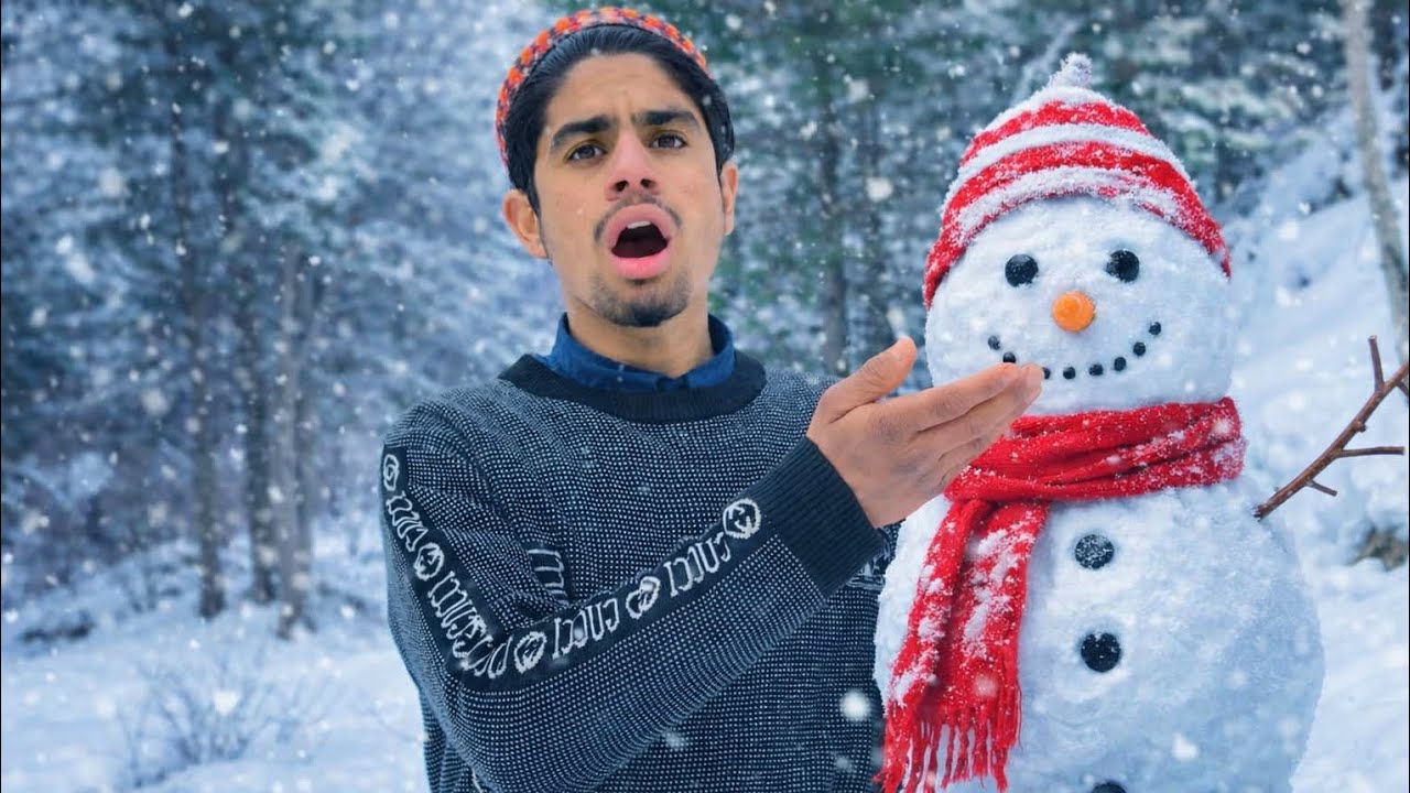 Snow 🌨️ in village 