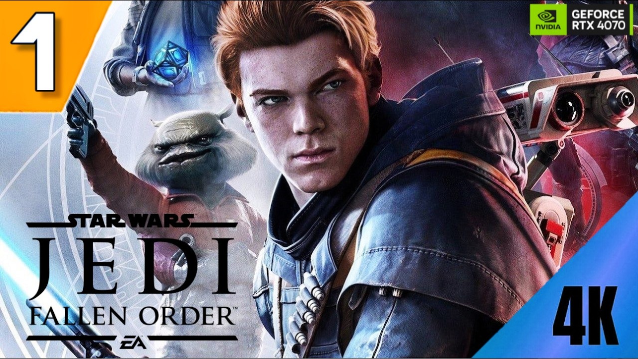 Star Wars Jedi Fallen Order | Gameplay 4K | Part 1 | (No Commentary)  #starwarsjedifallenorder