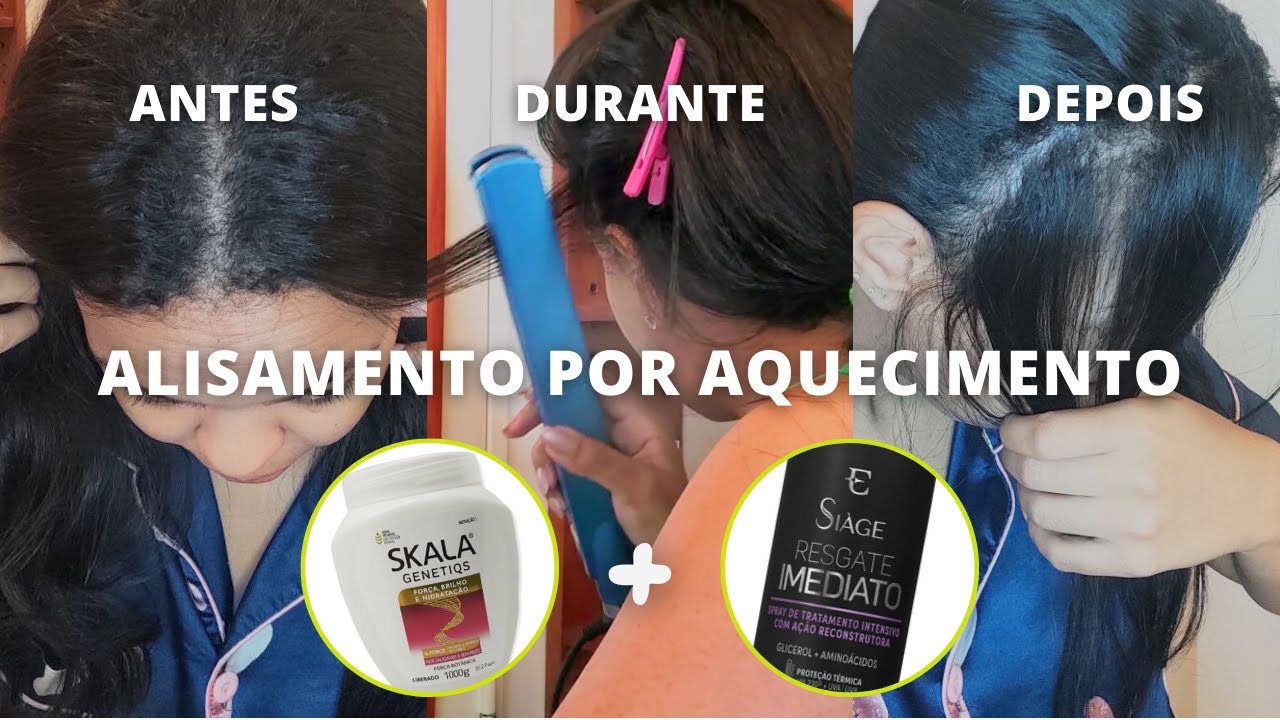 ALISAMENTO DEFINITIVO SEM QUÍMICA! – ALISAMENTO POR AQUECIMENTO