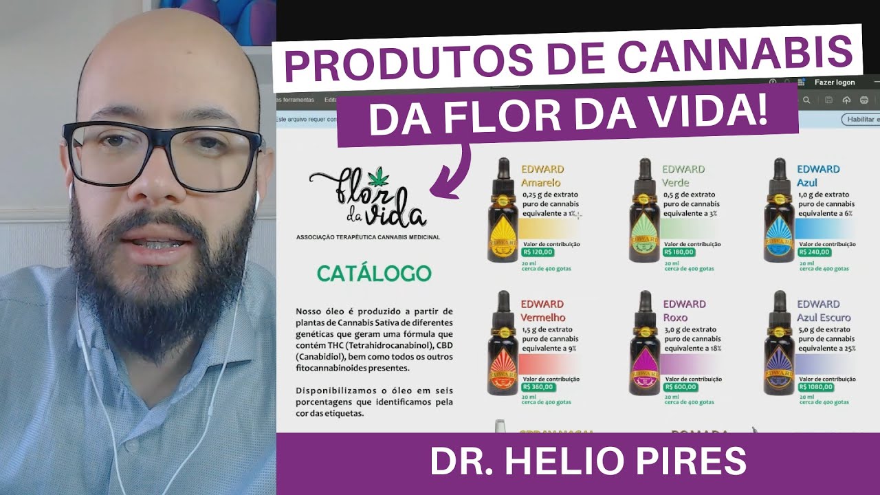 Cannabis Medicinal: Analisando os produtos da Associa&ccedil;&atilde;o Flor da Vida | Dr. Helio Pires