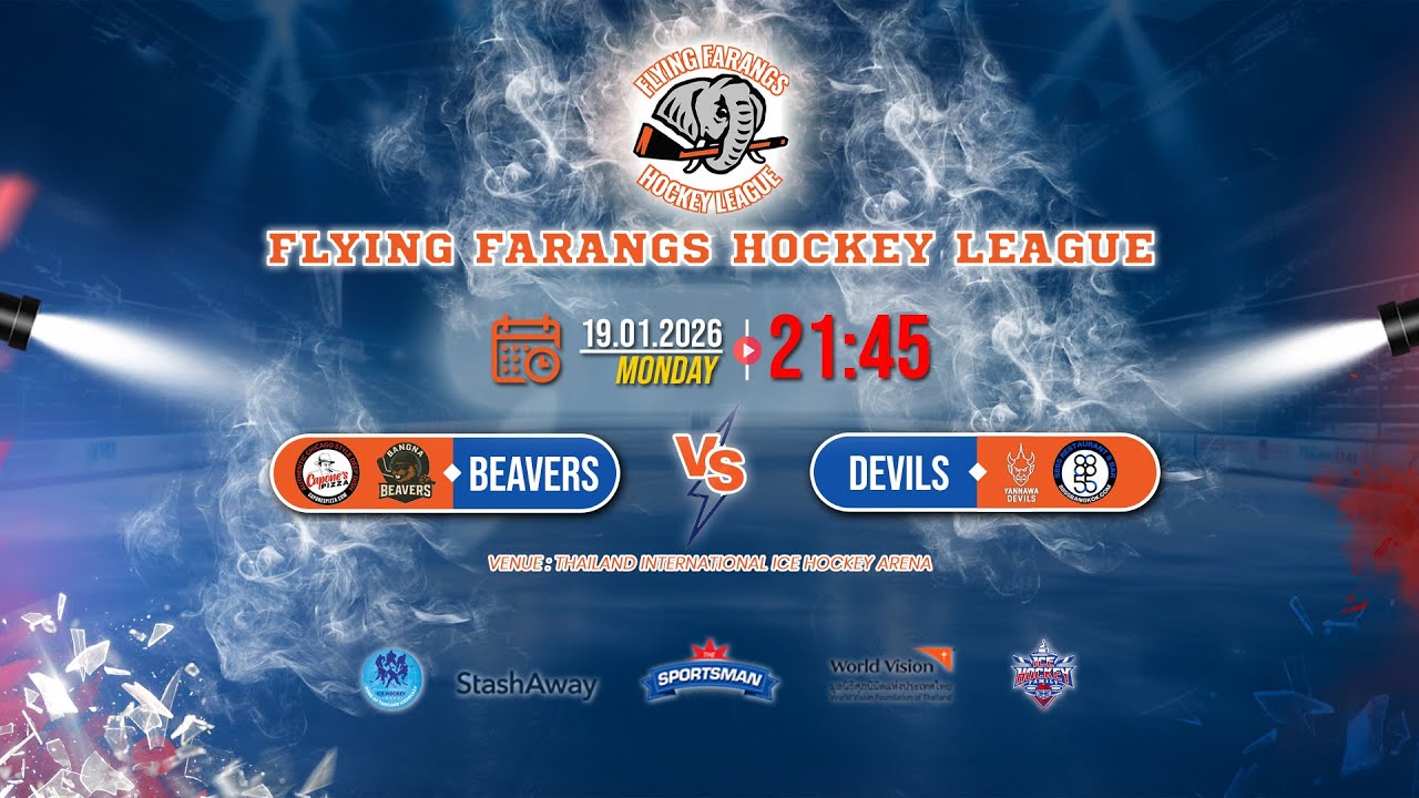 Bangna Beavers -vs-Yannawa Devils  | Flying Farangs Hockey league 2026 | Game 4