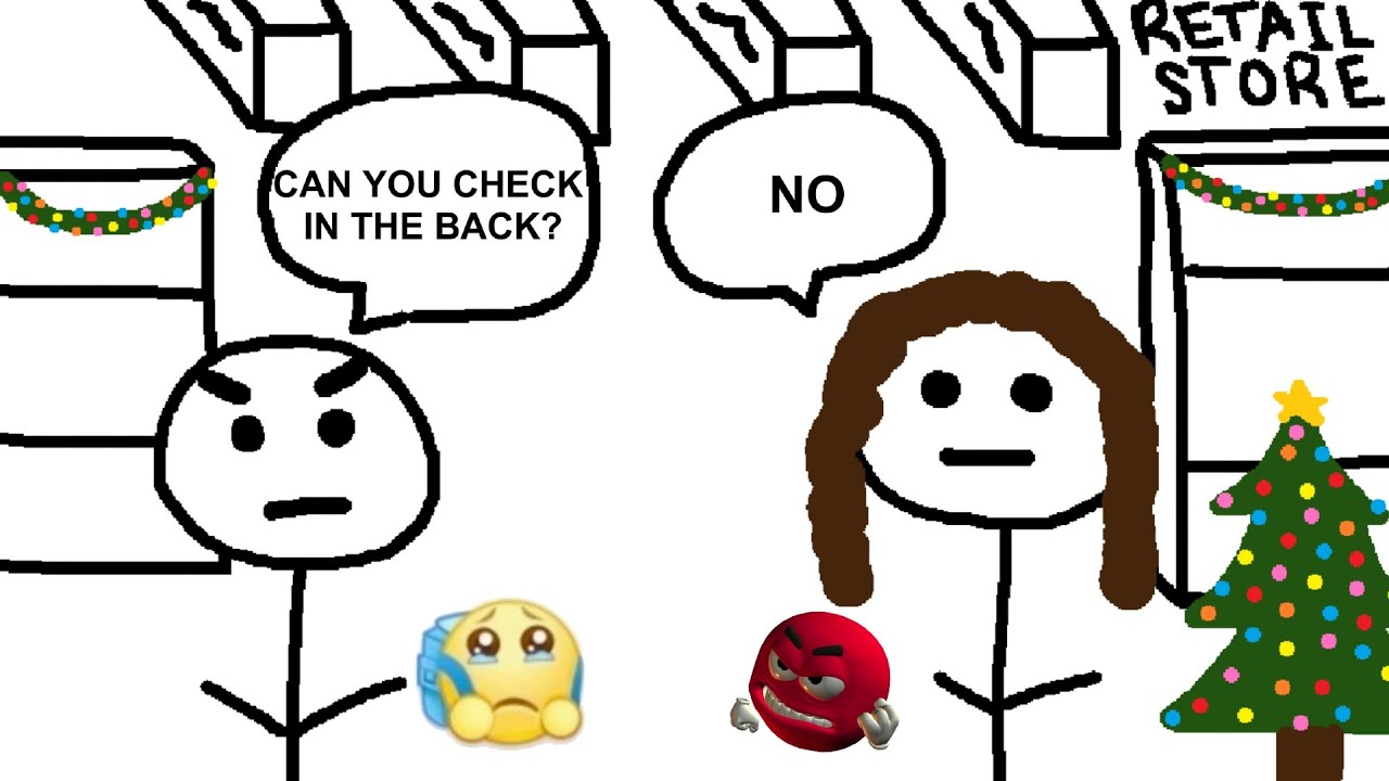 working retail during the holidays