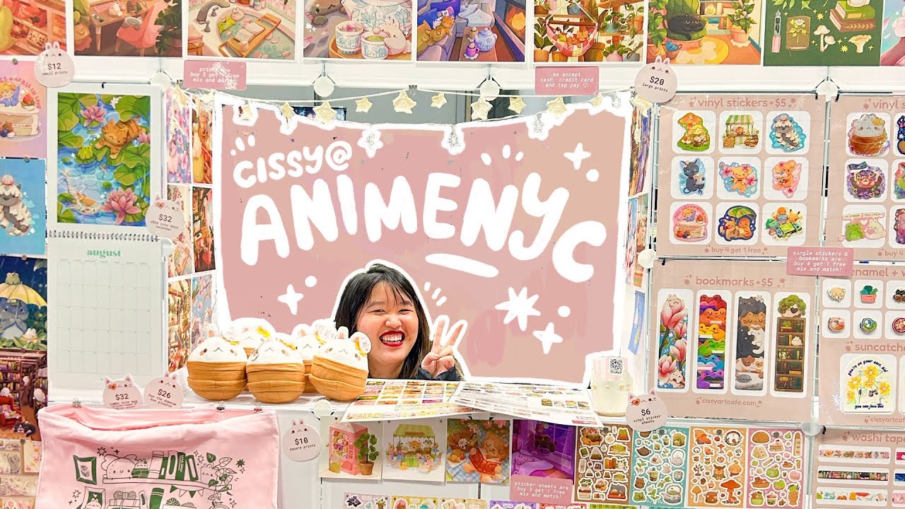 55,000+ attendees?! ✸ my first convention experience at animeNYC! ✸ artist alley vlog