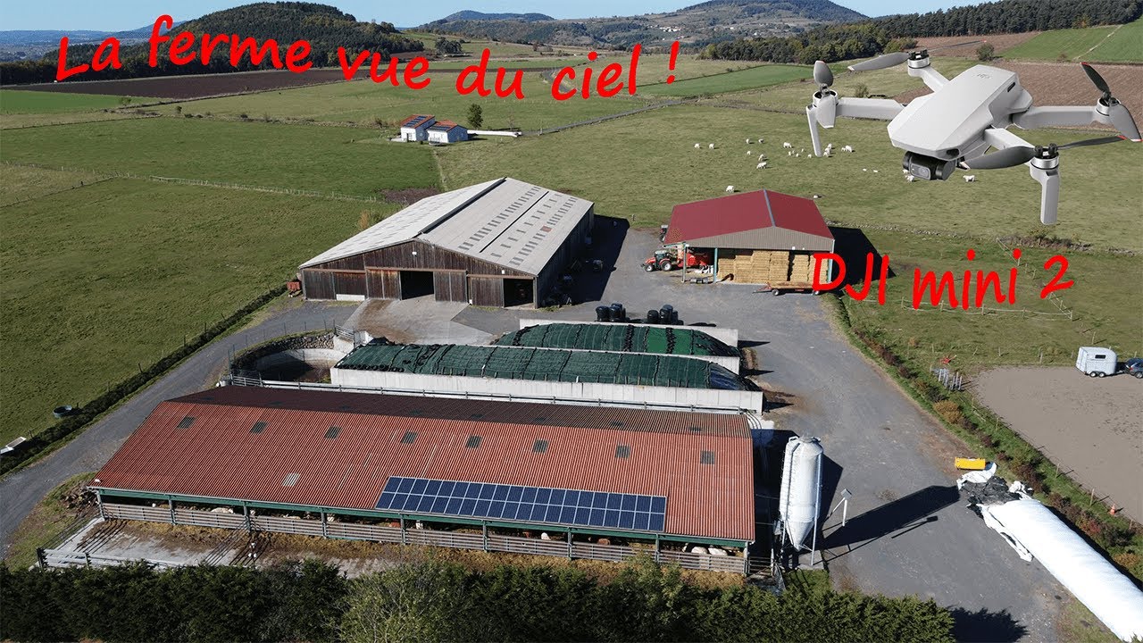 La ferme vue du ciel (DJI mini 2)