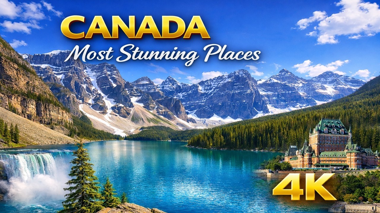 Top 15 Most Beautiful Places in Canada 4K | Canada Travel Video