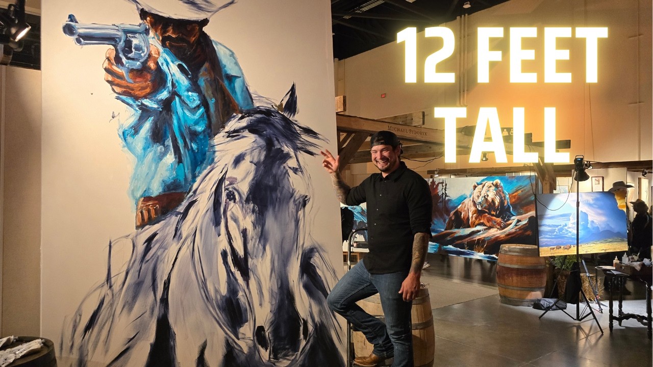 Calgary Stampede 2025 Painting Artist Michael Sydoryk 🇨🇦