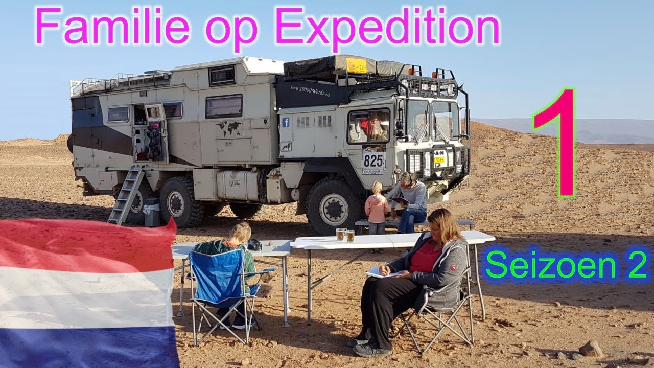 De Overland Travel Family | Op wereldreis met kinderen in een CamperTruck [Man Kat 1A1]