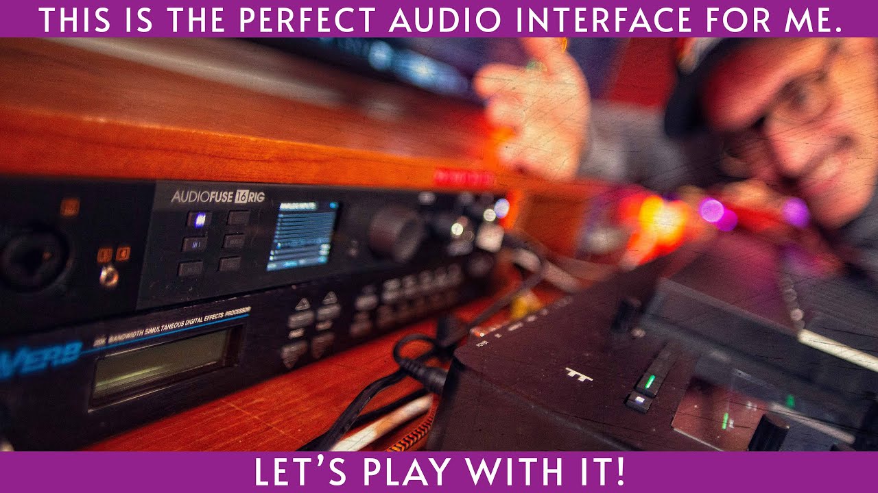 Audiofuse 16Rig: Dream audio interface for big studio setups