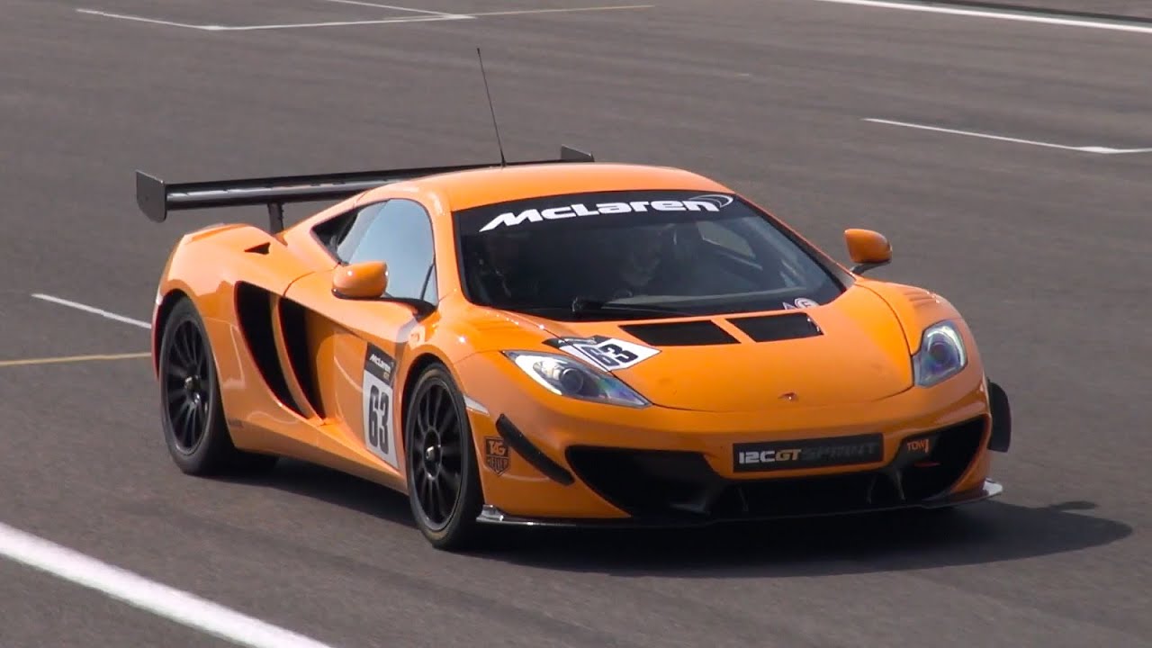 McLaren 12C GT Sprint - Acceleration Sounds + Crash!