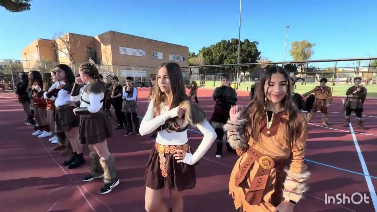 Baile vikingo carnaval 2026. 6º de primaria. CEIP Ramón y Cajal.