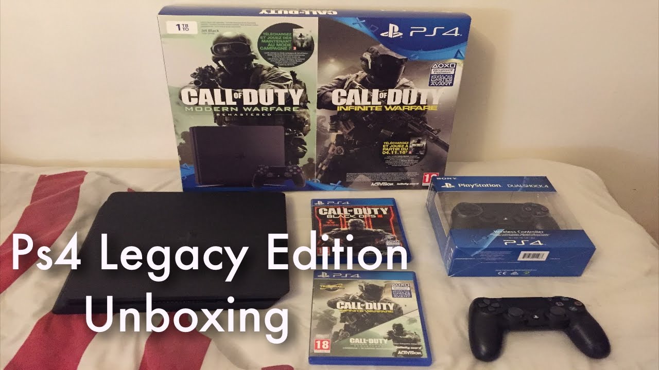Ps4 Legacy Edition Unboxing (w/Infinite Warfare & Modern Warfare Remastered!)