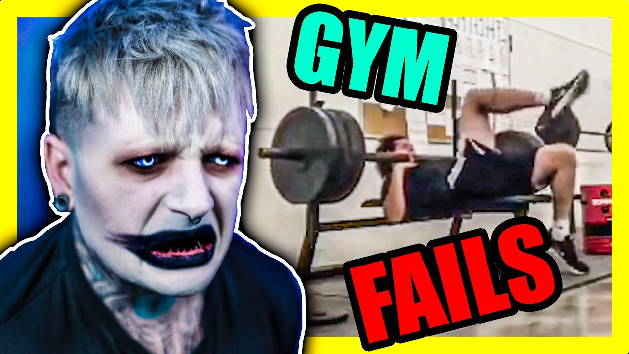 GOTH REACTS TO GYM FAILS AGAIN