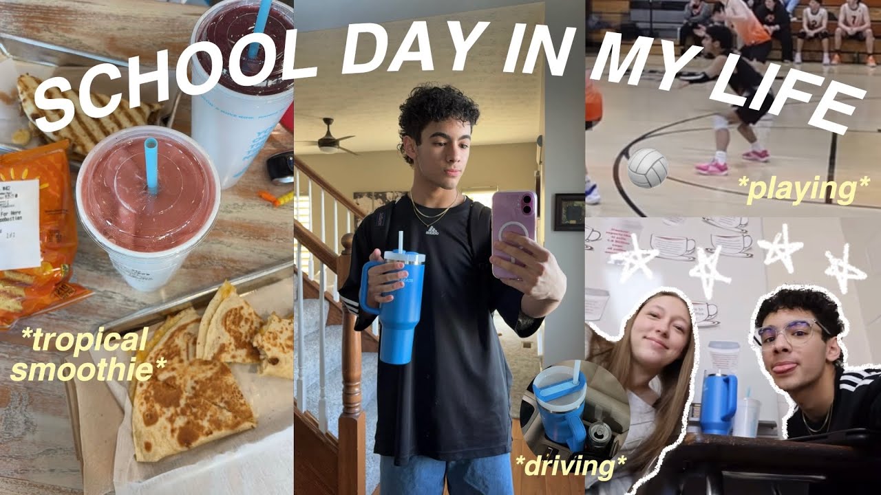 SCHOOL DAY IN MY LIFE *volleyball game day 🏐*