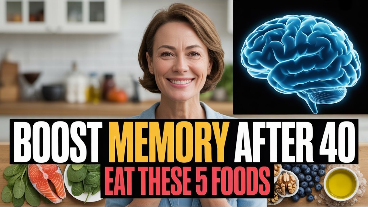 5 Foods That Naturally Boost Memory After 40 (Science-Backed Brain Protection)