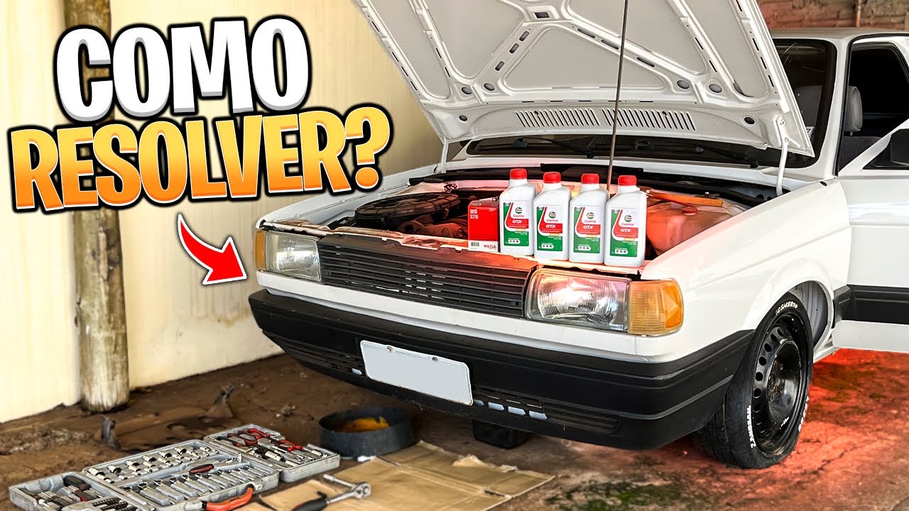TROQUEI O ÓLEO DO GOL QUADRADO E O MOTOR COMEÇOU A BATER!