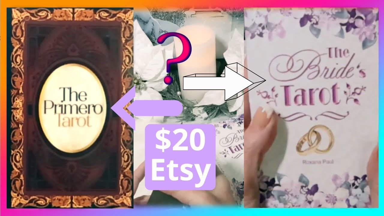 What $20 buys you on Etsy in the Tarot World! New Primero Tarot & Bride's Tarot