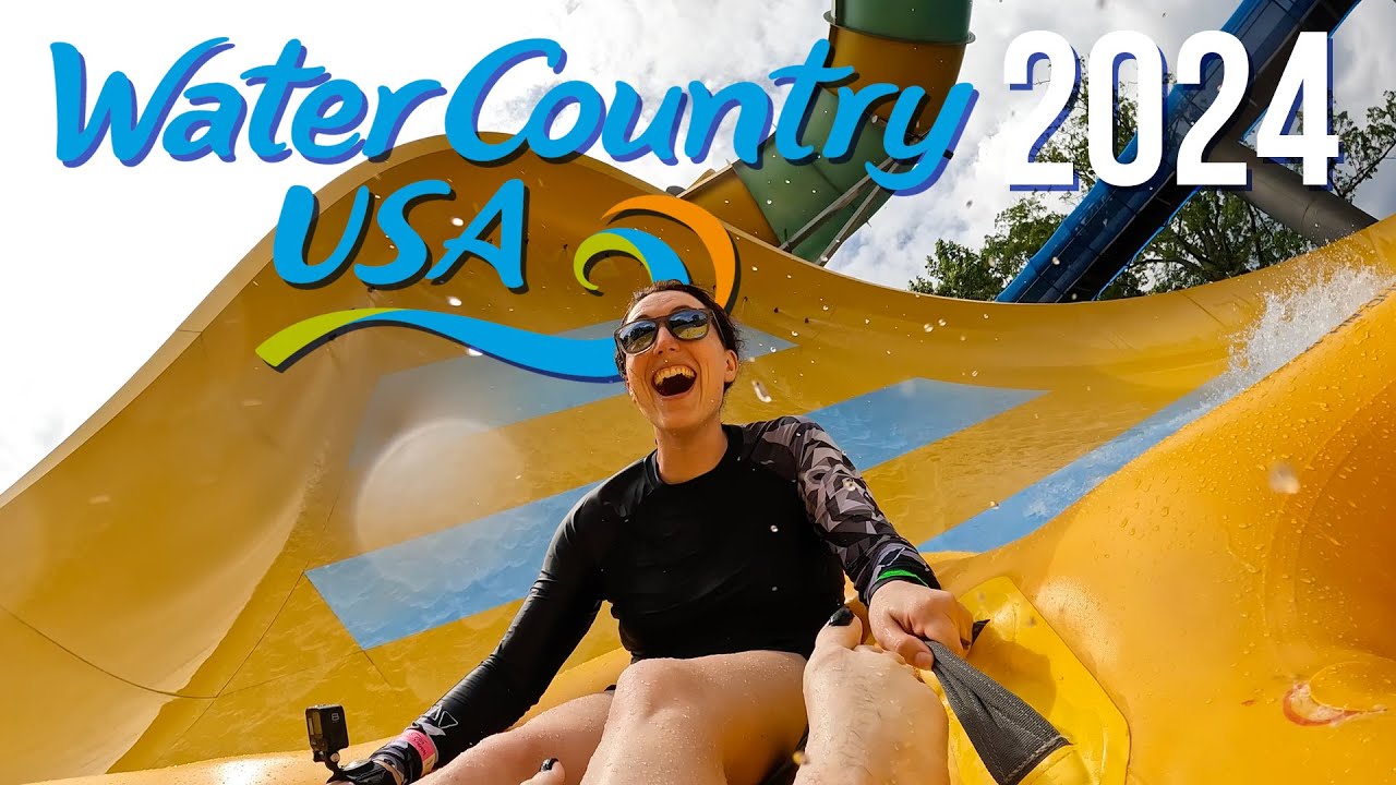 VLOG: Water Country USA 2024 FULL TOUR! | Colossal Curl, Aquazoid Amped, Big Daddy Falls & More!