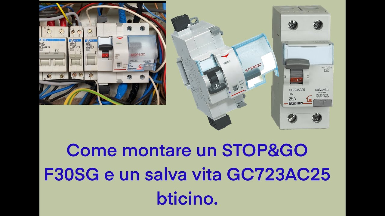 INSTALLAZIONE STOP&GO bticino