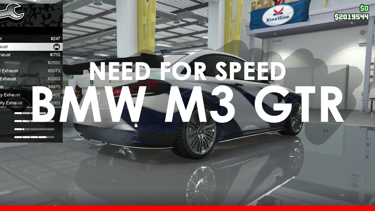GTA Online: Los Santos Tuners - NFS Most Wanted's BMW M3 GTR (Übermacht Cypher)