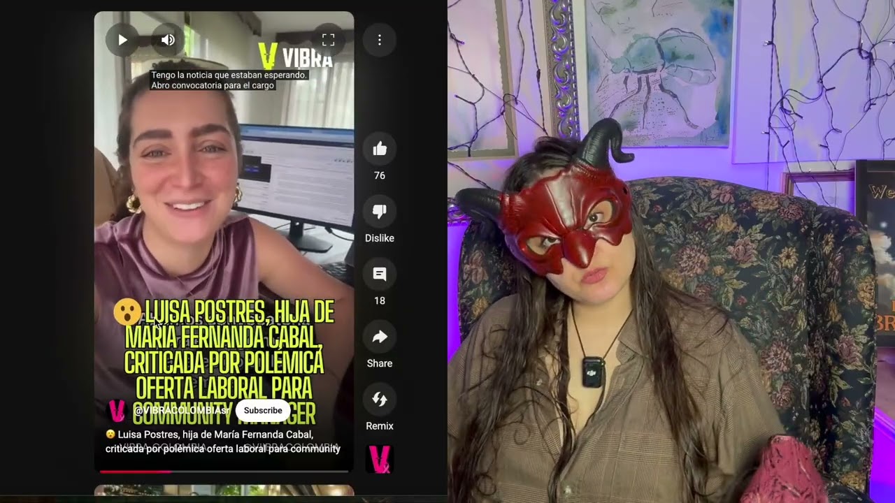 luisa postres, el rapto, taylor swift, bad bunny y posterior en llamas