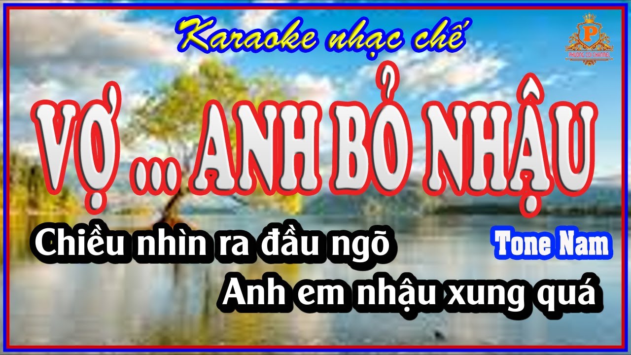 Karaoke Vợ ... Anh Bỏ Nhậu Rồi || Nhạc chế Gia đình || Tone Nam