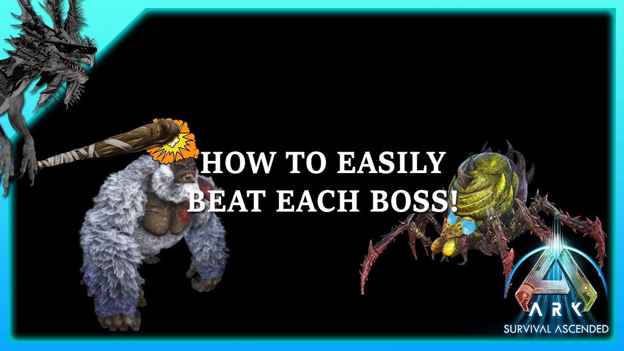 Ark Ascended - THE BEST DINO'S FOR BOSS FIGHTS!