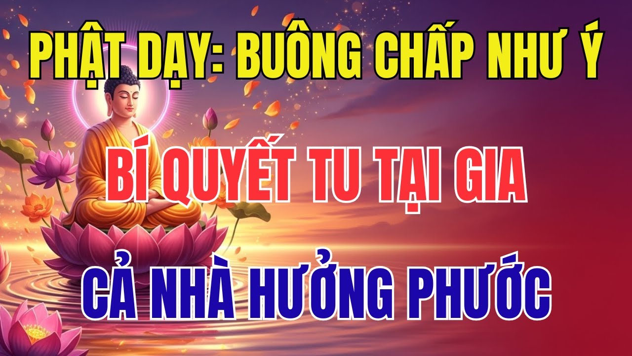 Phật Dạy Cách Buông Bỏ Gánh Nặng - Bí Quyết Tu Tại Gia, Cả Nhà Hưởng Phước | Buông Chấp Như Ý Mình