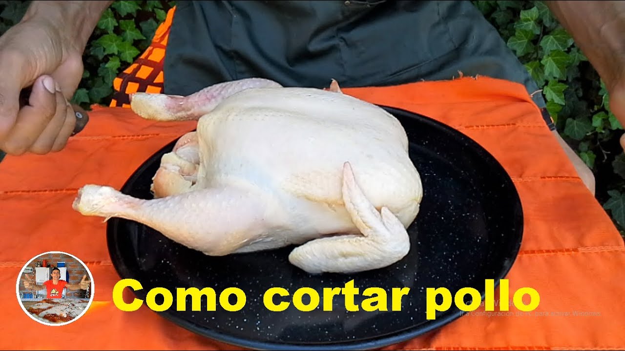 COMO CORTAR EL POLLO PARA LA PARRILLA