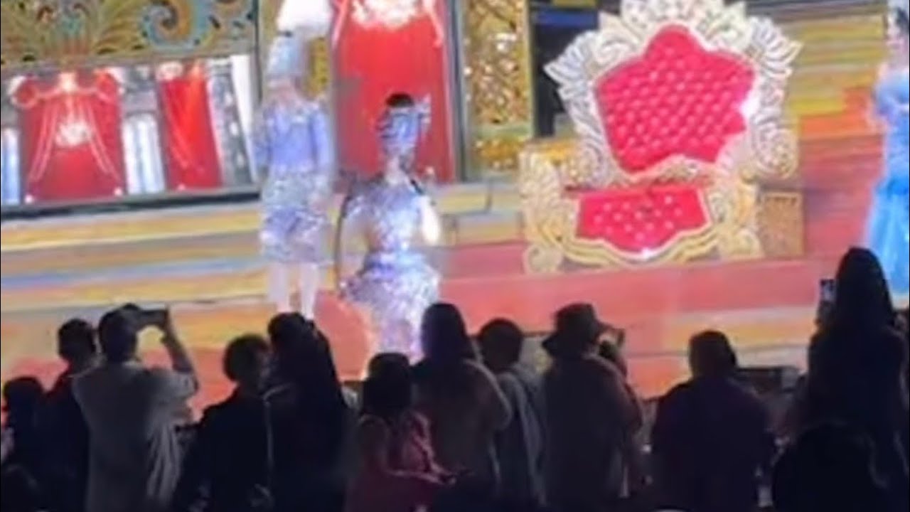 เต้ยๆ ข่วงชุดเพชร “ต้าวหยอง” กำลังใจหน้าเวที ฉ่ำๆ!! 