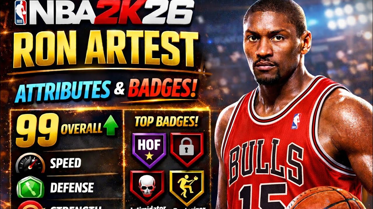 NBA 2K26 Ron Artest Build IS Destroying Players!!!!