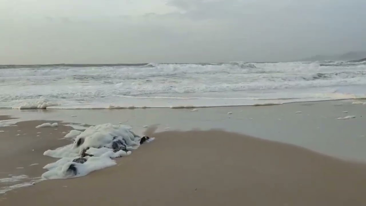 As Furnas temporaloso  Porto do Son Galicia