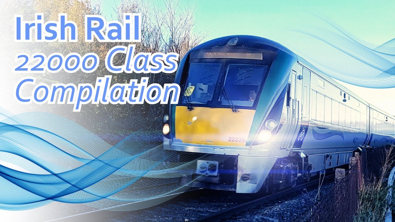 Irish Rail 22000 Class Compilation #dublin #ireland #irishrail