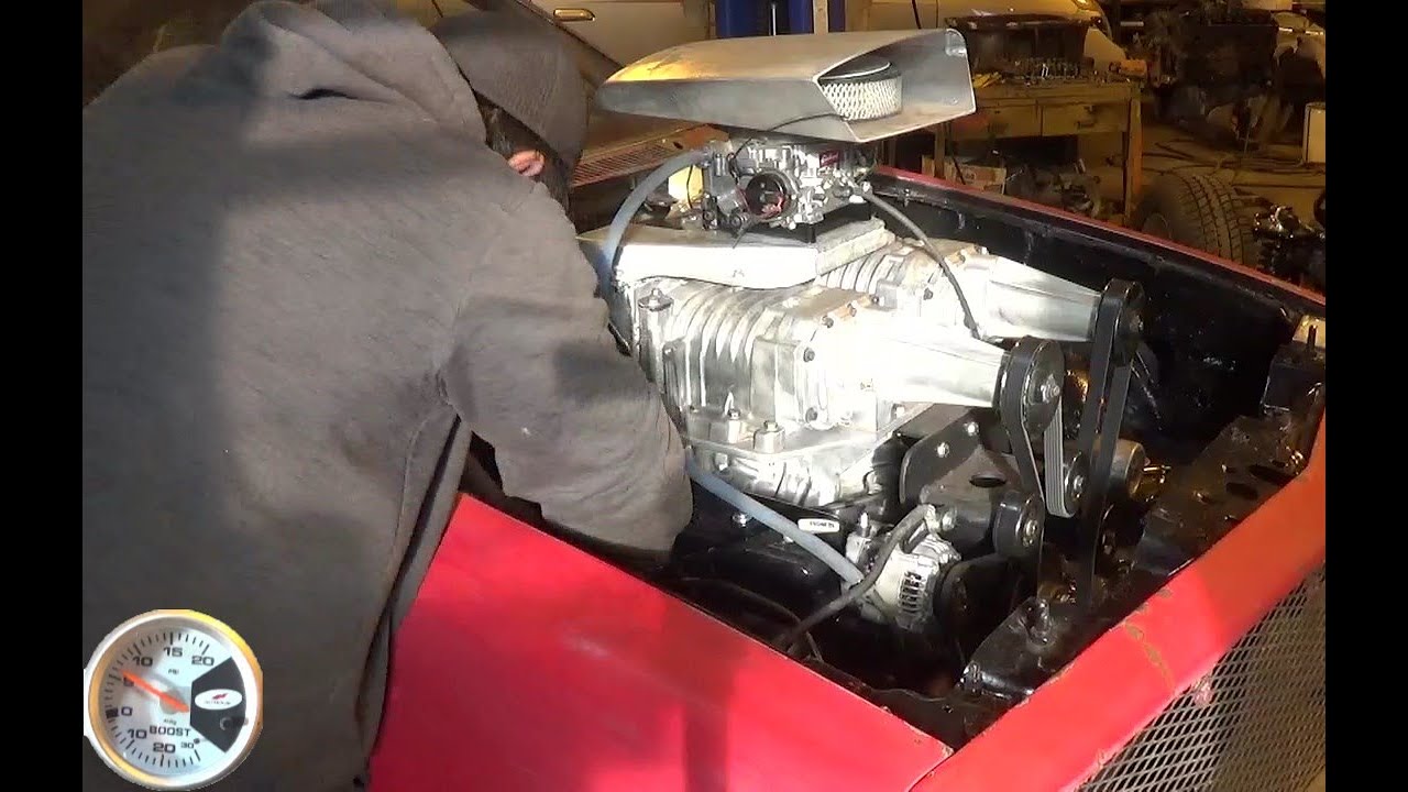 TWIN EATON M90'S FIRST START!! - HOW MUCH BOOST??- TWIN EATON SUPERCHARGER BUILD PART 5