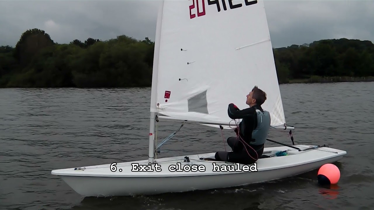 A step by step guide to the leeward Mark rounding in sailing.
