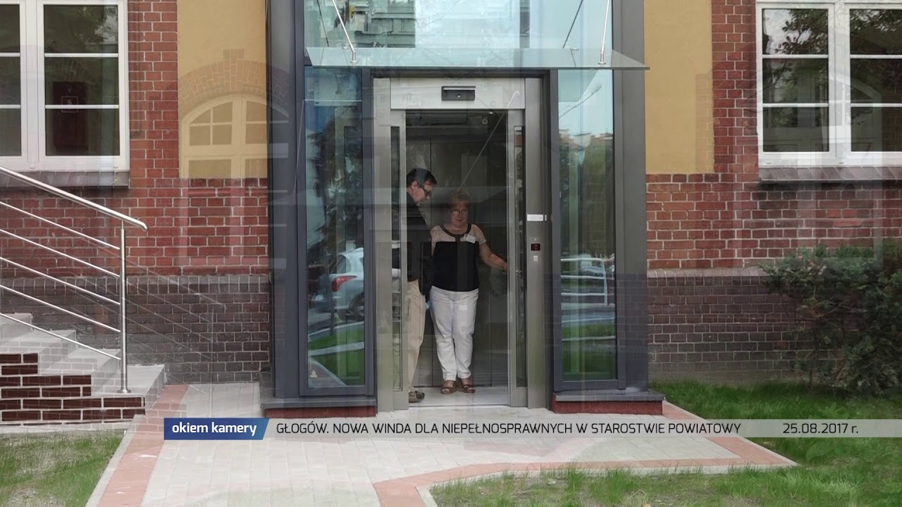 GŁOGÓW. NOWA WINDA DLA NIEPEŁNOSPRAWNYCH W STAROSTWIE POWIATOWYM