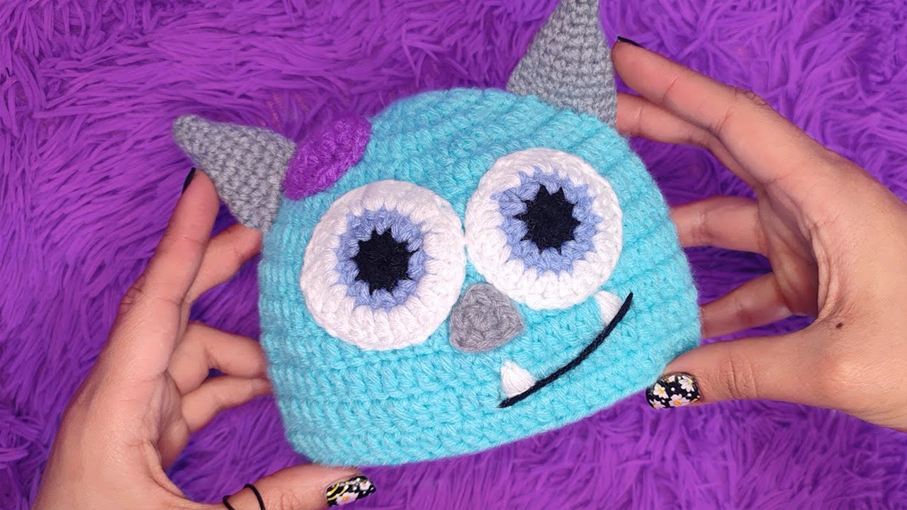 Gorrito Tejido de Sullivan Monster Inc💜✨