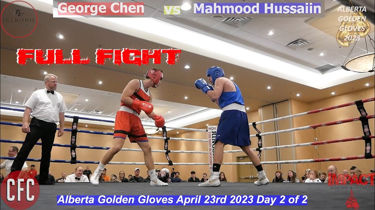 George Chen vs Mahmood Hussaiin | Alberta Golden Gloves 2023 | Impact Boxing #boxing #fight