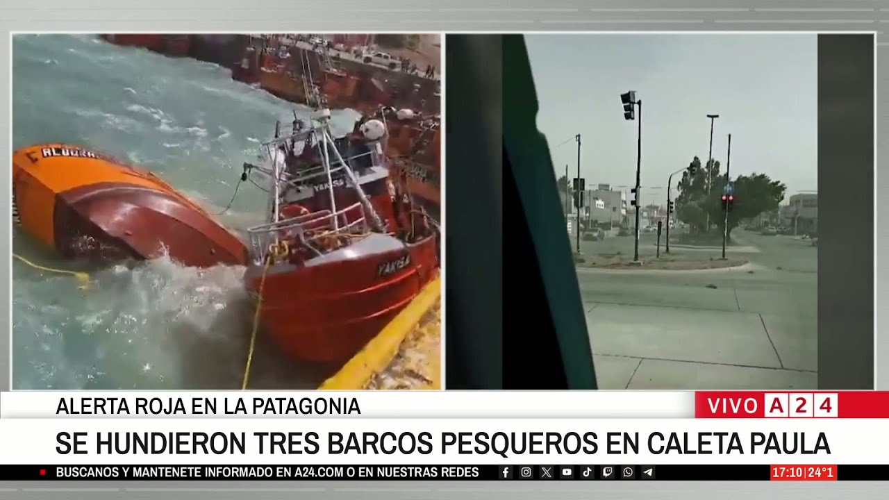 🚨PATAGONIA EN ALERTA ROJA: TECHOS ARRANCADOS, BARCOS HUNDIDOS Y DESTROZOS