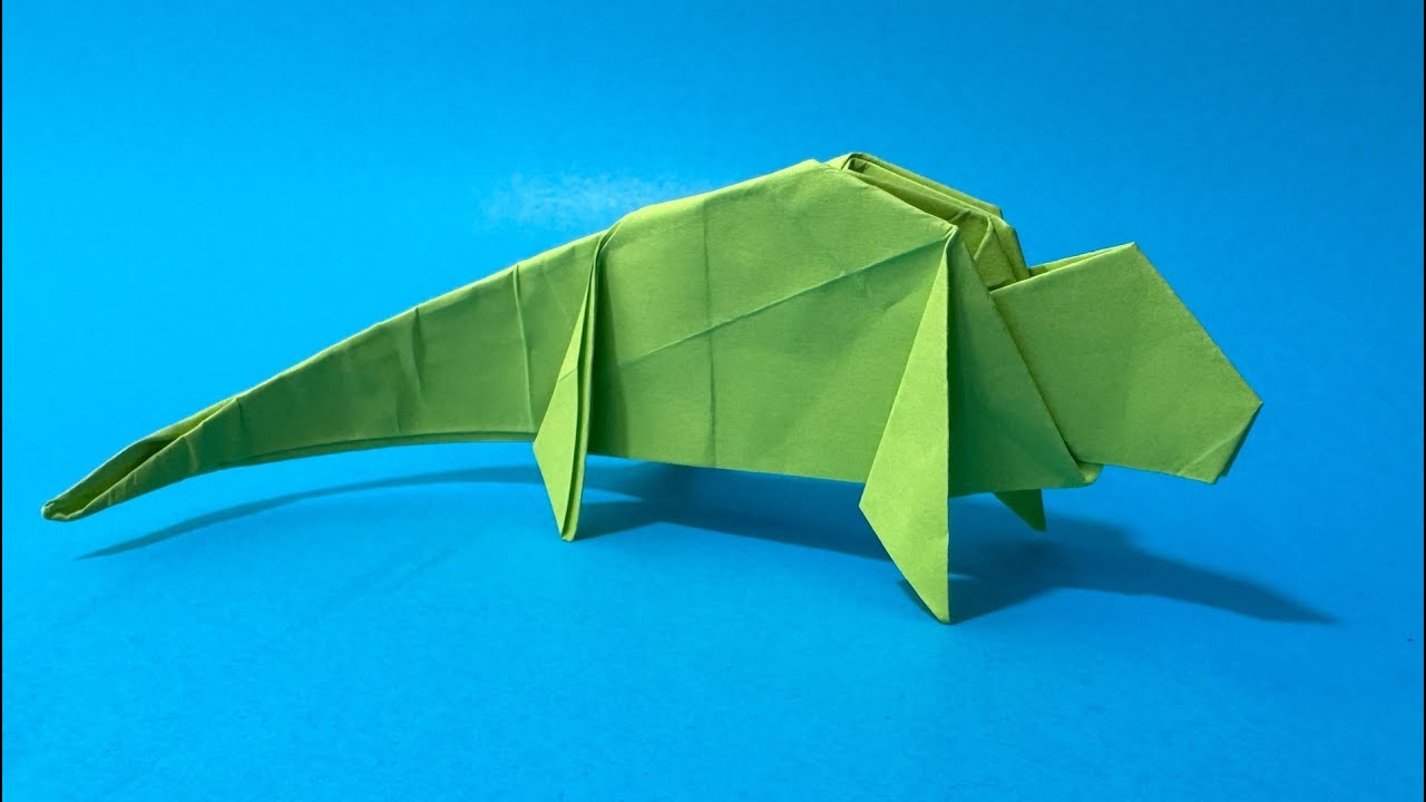 Camaleón Lagarto Origami | Cómo hacer un lagarto de papel | Animales De Origami