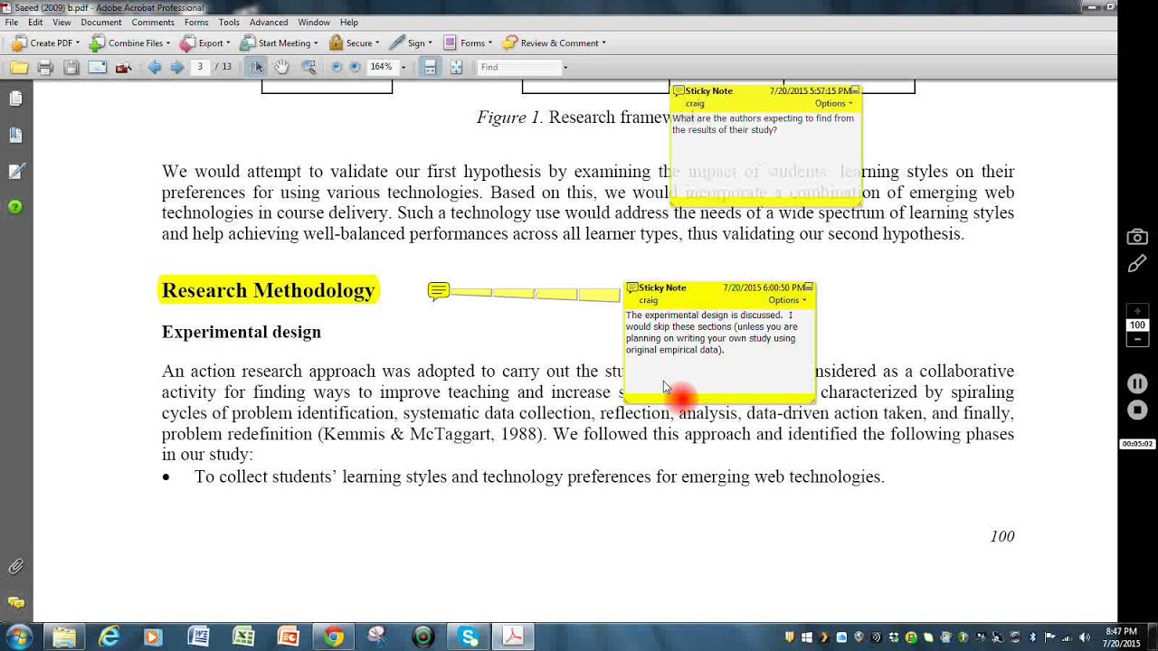 Dissecting a Peer Reviewed Scholarly Journal Article