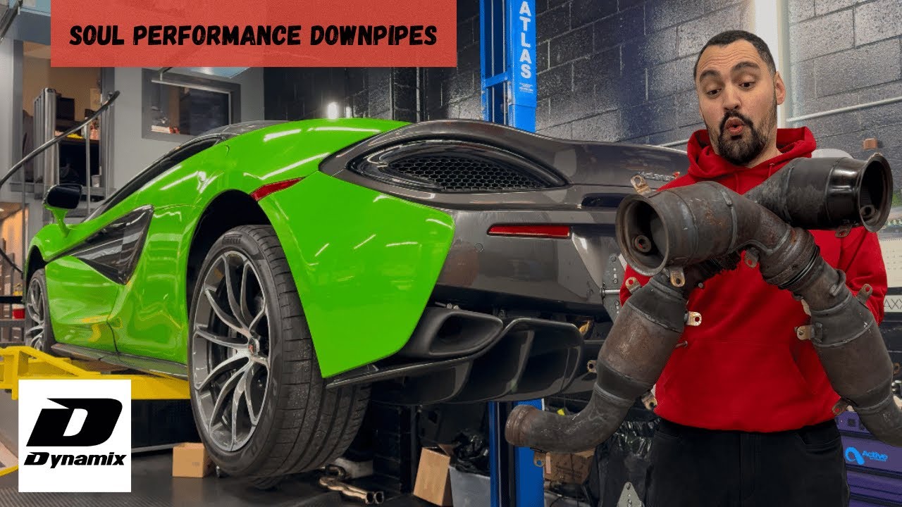 Mclaren 570s Soul Performance Downpipes! Install + Sound!!