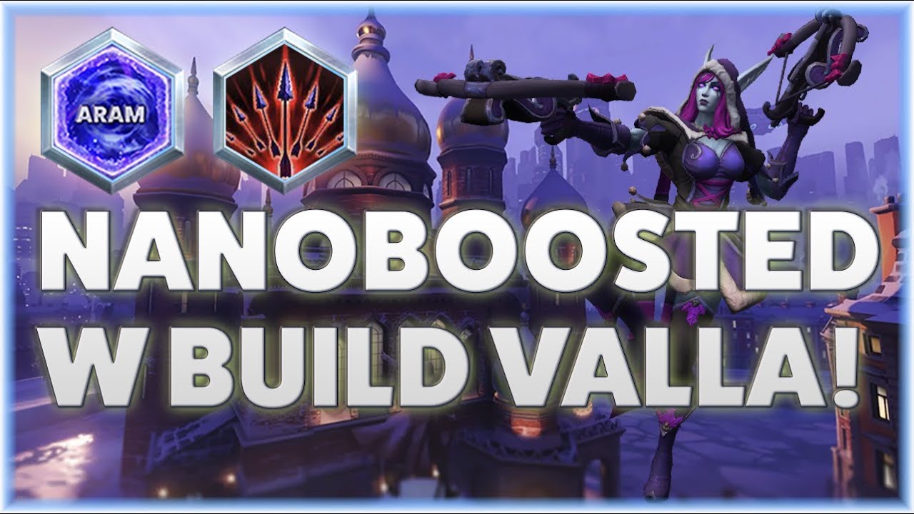 Valla Strafe - NANOBOOSTED W BUILD VALLA! - ARAM