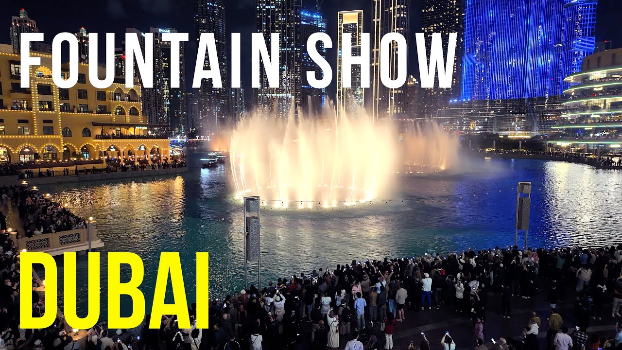 Dubai Fountain Upper View | Downtown Dubai Fountain Show